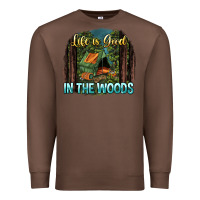 Chestnut life is good in the woods Premium Sweatshirt - NancyCooperArtShop