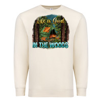 Sandshell life is good in the woods Premium Sweatshirt - NancyCooperArtShop