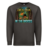 Smoke life is good in the woods Premium Sweatshirt - NancyCooperArtShop