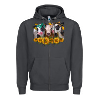 Smoke sunflower heifers Zipper Hoodie - Jasminsmagicworld