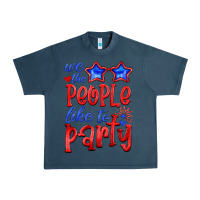 Midnight Navy we people like the party Urban Heavy Tee - HRA Design Shop