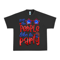 Pigment Black we people like the party Urban Heavy Tee - HRA Design Shop