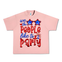 Salmon we people like the party Urban Heavy Tee - HRA Design Shop