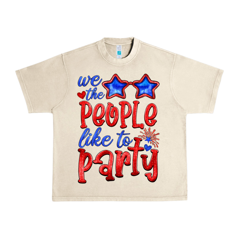 We People Like The Party Urban Heavy Tee by HRA Design Shop | Teevron