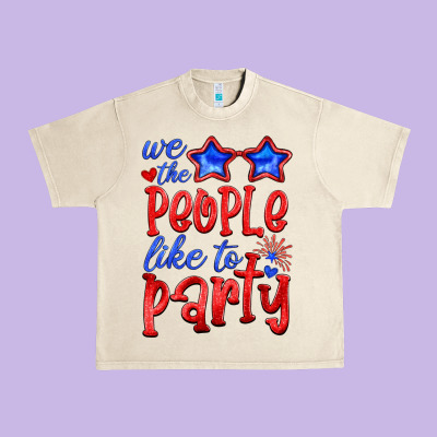 We People Like The Party Urban Heavy Tee Designed By Hra Design Shop