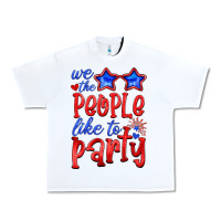 White we people like the party Urban Heavy Tee - HRA Design Shop