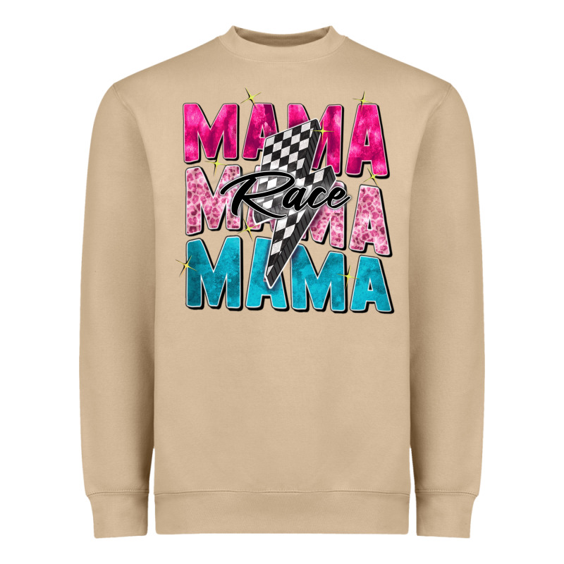 Race Mama Heavyweight Sweatshirt by Zillion Design Studio | Teevron