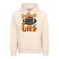 Sandshell Football kinda Girl Urban Hoodie - NancyCooperArtShop