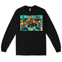 Dinosaur Monster Truck Long Sleeve Tee | Teevron