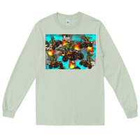 Matcha Dinosaur monster truck Long Sleeve Tee - Artiststas