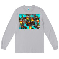 Moon Dust Dinosaur monster truck Long Sleeve Tee - Artiststas