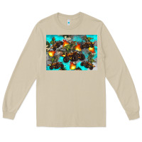 Mushroom Dinosaur monster truck Long Sleeve Tee - Artiststas