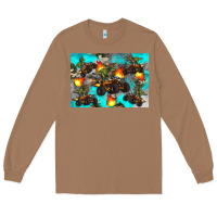 Toasted Coconut Dinosaur monster truck Long Sleeve Tee - Artiststas