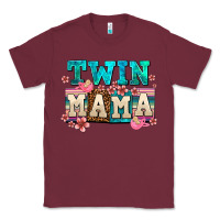 Burgundy twin mama Classic Tee - AdoDesignShop