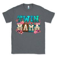 Charcoal Heather twin mama Classic Tee - AdoDesignShop