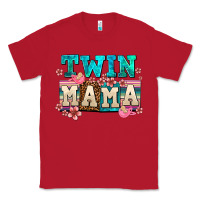 Red twin mama Classic Tee - AdoDesignShop