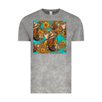 Cloud Rock western boots and hat seamless pattern Vintage Tee - HRA Design Shop