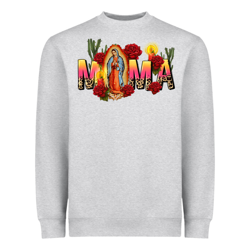 Our Lady Of Guadalupe Mama Heavyweight Sweatshirt by CTS Tumbler Store | Teevron
