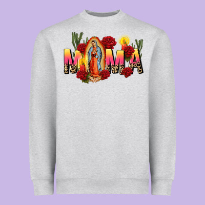 Our Lady Of Guadalupe Mama Heavyweight Sweatshirt Designed By Cts Tumbler Store