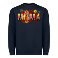 Navy our lady of guadalupe mama Heavyweight Sweatshirt - CTS Tumbler Store