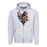 Heather Grey Sloth Zipper Hoodie - LillyAllenDesigns