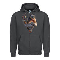 Smoke Sloth Zipper Hoodie - LillyAllenDesigns