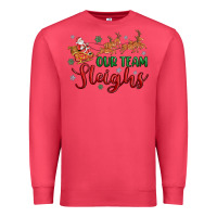 Cardinal our team sleigh Premium Sweatshirt - MaliasSmallBusiness