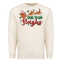 Sandshell our team sleigh Premium Sweatshirt - MaliasSmallBusiness