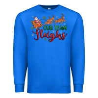 True Royal our team sleigh Premium Sweatshirt - MaliasSmallBusiness