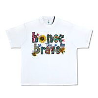 White honor the brave Urban Heavy Tee - CowhideDigitalArt