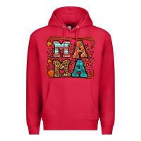 Cardinal Fall Autumn Leopard Mama Premium Hoodie - LillyAllenDesigns