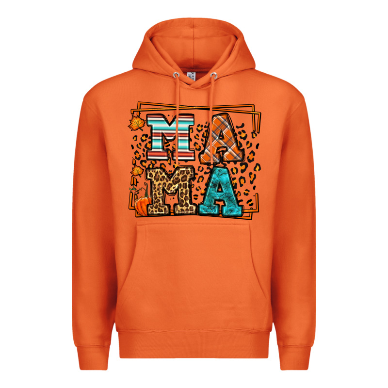Fall Autumn Leopard Mama Premium Hoodie by LillyAllenDesigns | Teevron