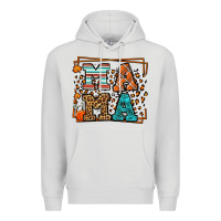 Dove Grey Fall Autumn Leopard Mama Premium Hoodie - LillyAllenDesigns