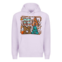 Lilac Fall Autumn Leopard Mama Premium Hoodie - LillyAllenDesigns