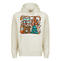 Oatmeal Heather Fall Autumn Leopard Mama Premium Hoodie - LillyAllenDesigns