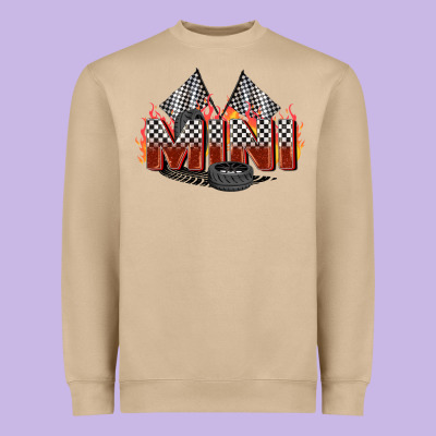 Race Mini Heavyweight Sweatshirt Designed By Zillion Design Studio