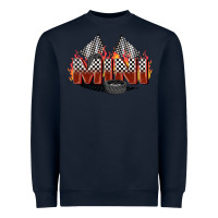 Navy race mini Heavyweight Sweatshirt - Zillion Design Studio
