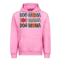 Fuchsia Pink Dog Mama Urban Hoodie - texasbilliewilder