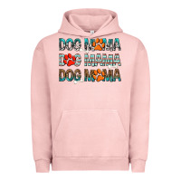 Pigment Salmon Dog Mama Urban Hoodie - texasbilliewilder