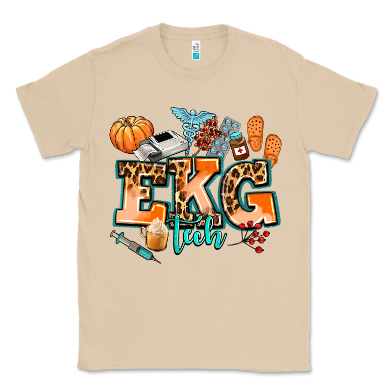 Ekg Tech Fall Classic Tee by AdoDesignShop | Teevron