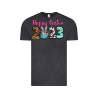 Vintage Black Happy Easter 2023 Easter Day Vintage Tee - Neo Western