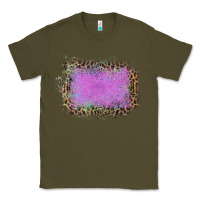 Army Green Old Leopard Purple Glitter Frame Classic Tee - Bettercallsaul