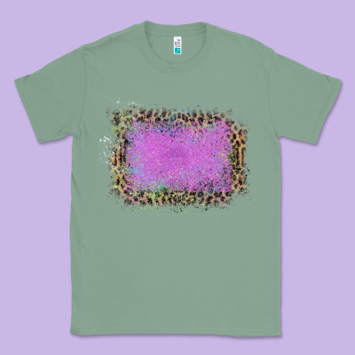 Old Leopard Purple Glitter Frame Classic Tee Designed By Bettercallsaul