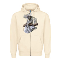 Sandshell Koala Zipper Hoodie - LillyAllenDesigns