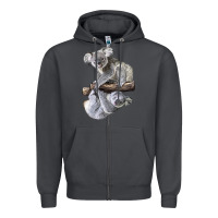 Smoke Koala Zipper Hoodie - LillyAllenDesigns