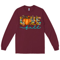 Burgundy love fall love Long Sleeve Tee - Artiststas