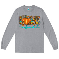 Heather Grey love fall love Long Sleeve Tee - Artiststas