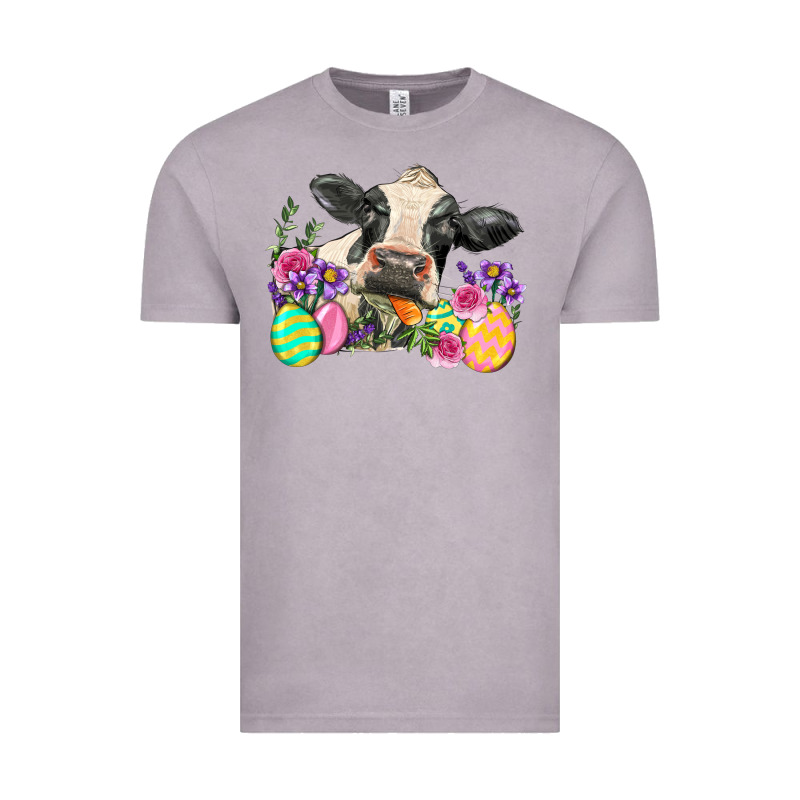 Happy Easter Cow Easter Day Vintage Tee by Neo Western | Teevron