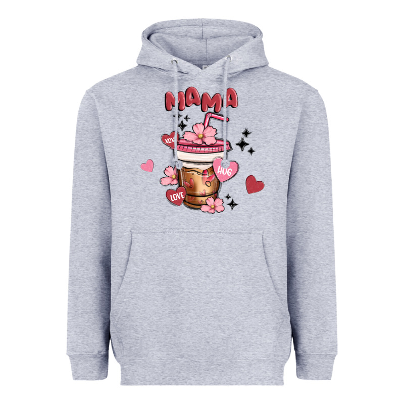 Mama Coffee Cups Heavyweight Hoodie by MaliasSmallBusiness | Teevron
