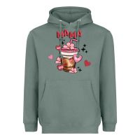 Sage mama coffee cups Heavyweight Hoodie - MaliasSmallBusiness